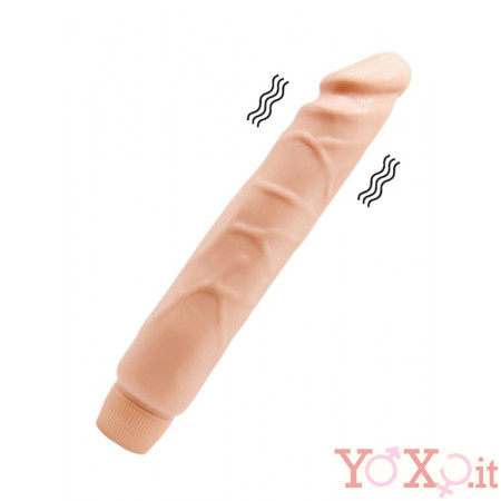 Vibratore Realitico BAILE Colore Carne 25,5 x 4,9 cm.