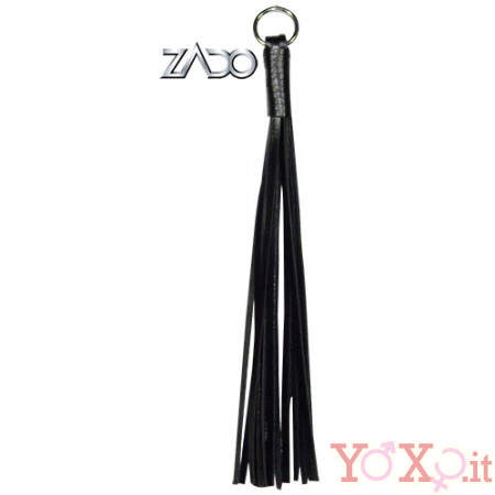 ZADO Frusta Flogger in Vera Pelle 25 cm.