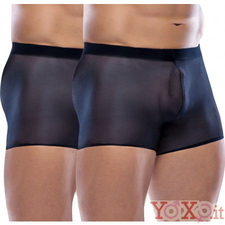 Set di 2 Boxer Sexy per Uomo Trasparenti Taglia Unica Elasticizzata