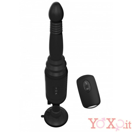 Dildo a Percussione Vibrante Riscaldante 15 x 3,5 cm.