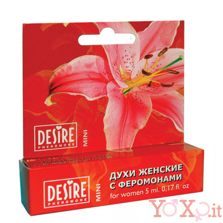 DESIRE Profumo ai Feromoni per Donna - (Attira gli Uomini) 5 ml.