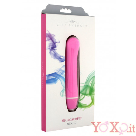 VIBE THERAPY Vibratore Punto G in Silicone Rosa 12,5 x 2,5 cm.