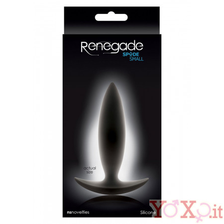 RENEGADE Cuneo Anale in Silicone 10 X 2,5 cm.