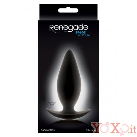 RENEGADE Cuneo Anale in Silicone 11 X 3,5 cm.
