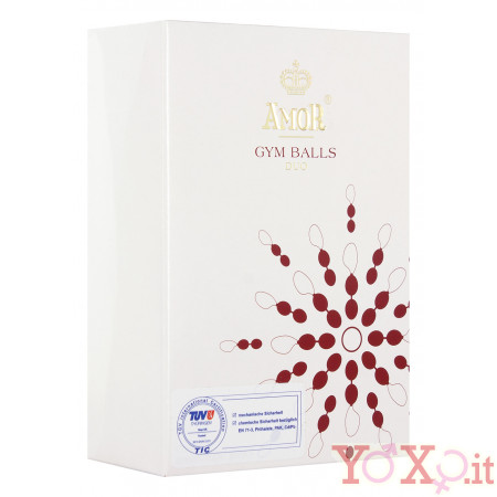 Sfere Vaginali Amor Gym Balls Azzurre Diametro 3,5 cm.