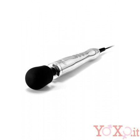 Massaggiatore DOXY DIE-CAST per Squirting in Alluminio Pesante e Potente 34 x 6 cm.