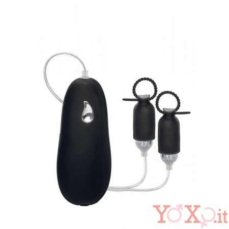 Strizza Capezzoli in Silicone con Vibrazione 
