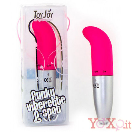 Vibratore Stimolatore Punto G Funky Rosa 12 x 3 cm.
