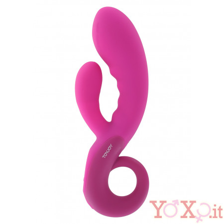 Stimolatore Punto G e Clitoride Ricaricabile in Silicone 