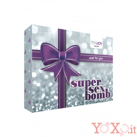 SUPER SEX BOMB PURPLE Kit di 7 Sex Toys per Lui e Lei + DVD