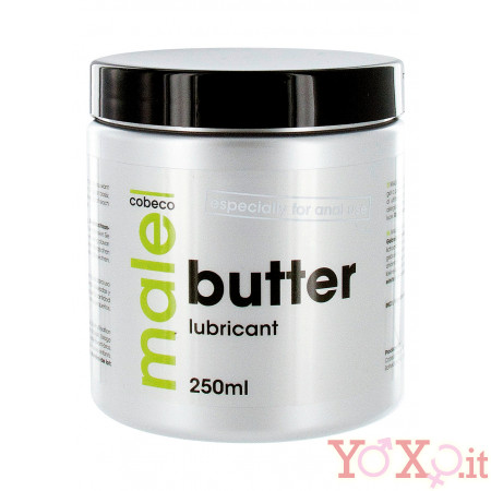 MALE BUTTER Lubrificante Solido come Burro ma a Base Acquosa 250 ML.