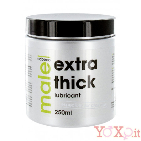 MALE EXTRA THICK Lubrificante di spessore per rapporti anali regolari 250 ml.