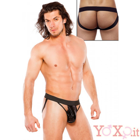 JOCKSTRAP Effetto Bagnato Taglia Unica Elasticizzata