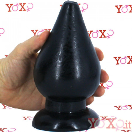 Boum 2 - Cuneo Anale Gigante 19 x 9,5 cm. Nero
