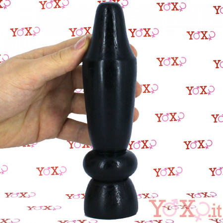 Big Knight - Dildo Anale 19 x 4,7 cm. Nero