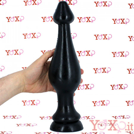 Big Tincel - Dildo Anale Gigante 36 x 9 cm. Nero