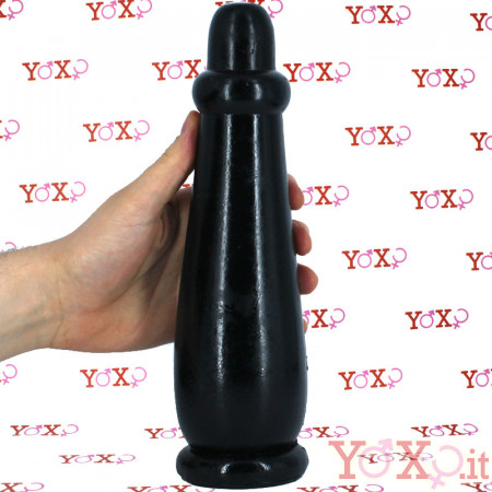 Milan - Dildo Anale Gigante 27 x 7,6 cm. Nero