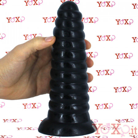 Unicorn Silly - Dildo Anale Corno di Unicorno 21 x 6,5 cm. Nero