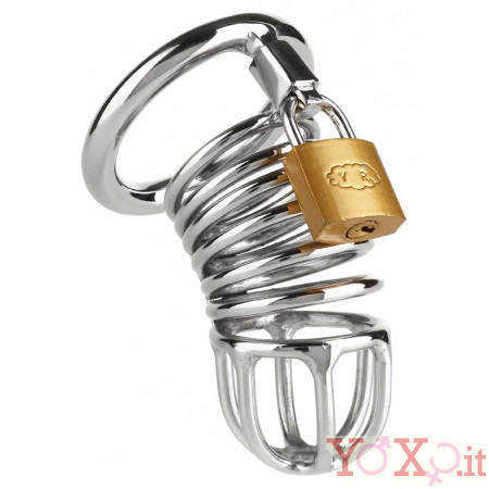 Cintura di Castità Ring Master in Acciaio Inossidabile