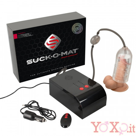 Masturbatore Automatico Suck-O-Mat Effetto Mungitrice con Telecomando