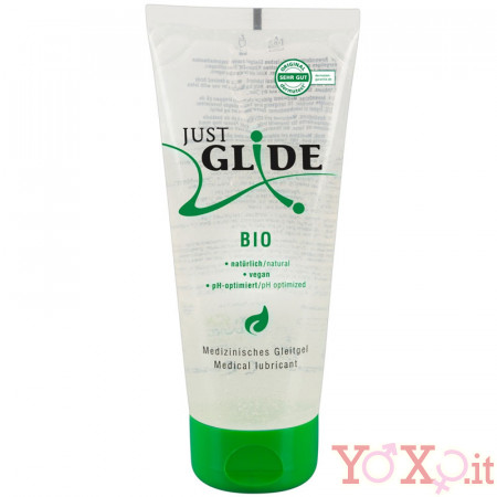 Lubrificante BIO e 100% VEGANO a base acquosa Just Glide 200 ml.