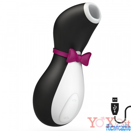 Satisfyer Penguin Succhia Clitoride Aspirante Ricaricabile USB