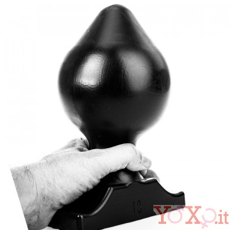 ALL BLACK Cuneo Anale Gigante 22,5 x 12 cm.