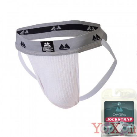 Original Jock Collection - Jockstrap Sospensorio Bianco e Grigio
