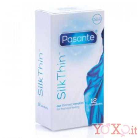 PASANTE Profilattici Ultra Sottili Silk Thin 12 Pezzi