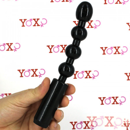 Stimolatore Anale Impermeabile Vibrante a Sfere Pipedream 21 x 2,8 cm.