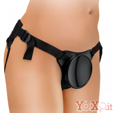 Body Dock - Imbracatura Strapon con Base per Ventosa Fino a 8,5 cm. di Diametro