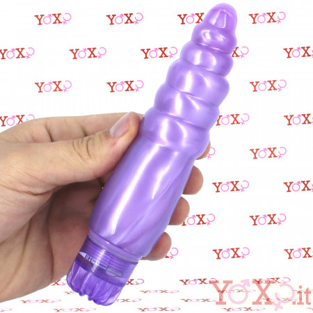 Lollies Pixie - Vibratore con Rilievi Stimolanti 16,5 x 3,3 cm. Lilla