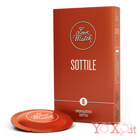 Profilattici Love Match Ultra Sottili - 6 Pezzi