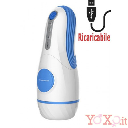 Masturbatore Vibrante con Aspirazione e Effetti Sonori Ricaricabile USB