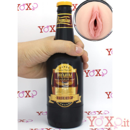 Vagina Masturbatore Nelly Camuffato in bottiglia di Birra