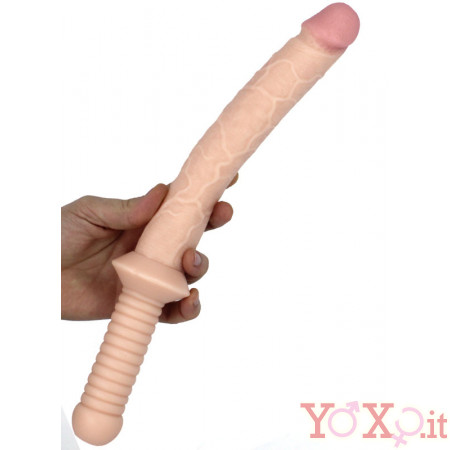 Dildo a Manganello con Impugnatura 38 x 4,2 cm Color Carne