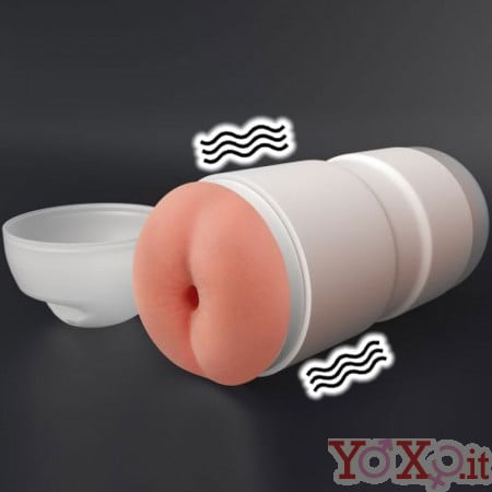 Sexy Anus Vibrating - Masturbatore Vibrante a Forma di Ano in Morbido TPR