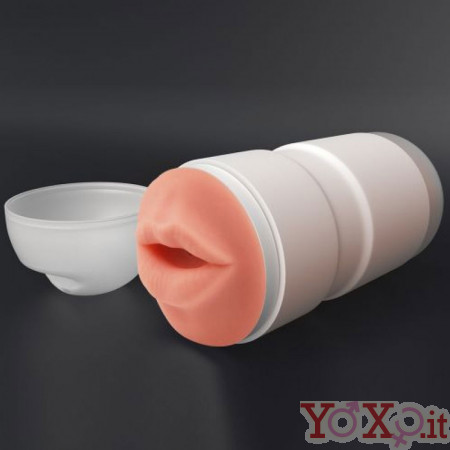 Sexy Mouth Vibro - Masturbatore Vibrante a Forma di Bocca Color Carne