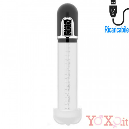 Maximizer VX5 - Sviluppa Pene a Pompa Automatico 21 x 6,2 cm. Ricaricabile con USB