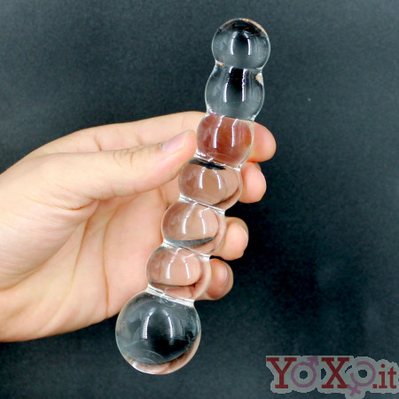 Romance - Fallo in Vetro Pyrex Infrangibile con 7 Sfere Progressive 16,5 x 3 cm. Trasparente
