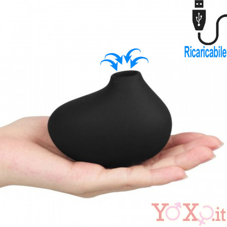 O Sensual - Succhia Clitoride in Silicone 8,8 x 5,5 cm. Nero