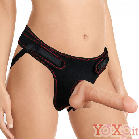 StrapOn per Donna 18 x 4 cm. color Carne