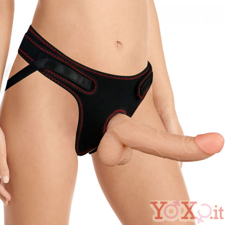 StrapOn per Donna 20 x 4,5 cm. color Carne