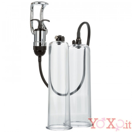 Pompa sviluppa pene Maximum Results con 2 cilindri intercambiabili