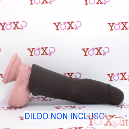 Guaina Fallica Marrone Ingrossa Pene (+ 4,5 cm Lunghezza) e (+ 2 cm. diametro)