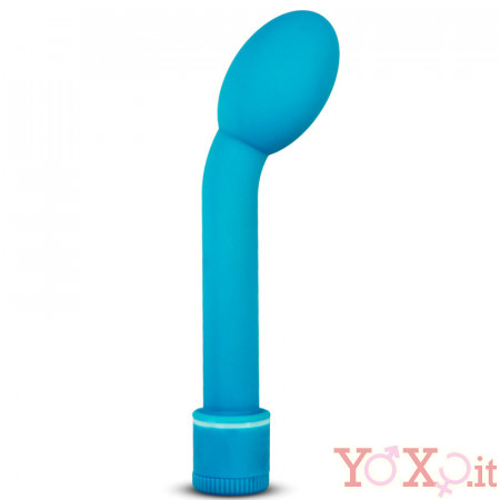 Vibratore G-Spot Azzurro Multispeed 14 x 3,3 cm.