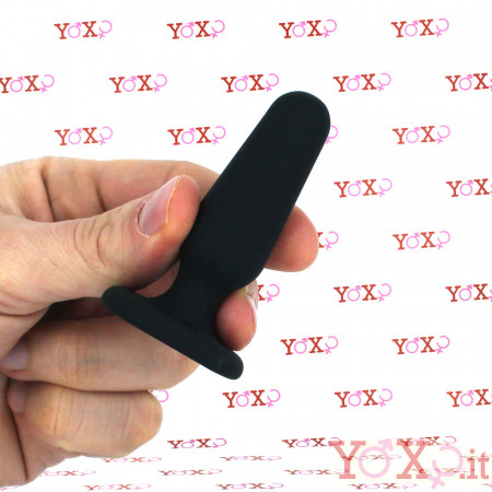 Butt Joy S - Cuneo Anale in Silicone 7,3 x 2,2 cm. Nero