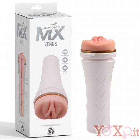 Venus - Masturbatore a Forma di Vagina in Morbido T-Skin Color Carne