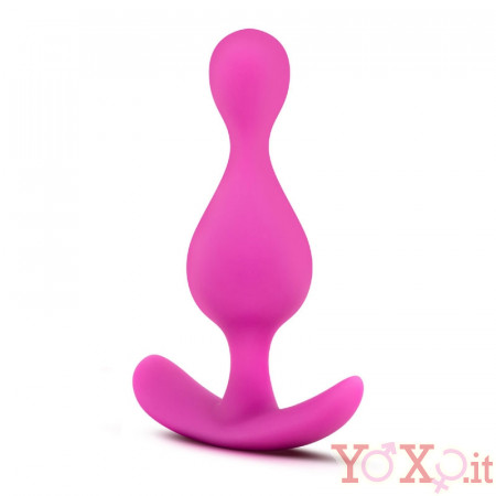 Cuneo Anale da Passeggio in Puro Silicone 11,4 x 3,3 cm.