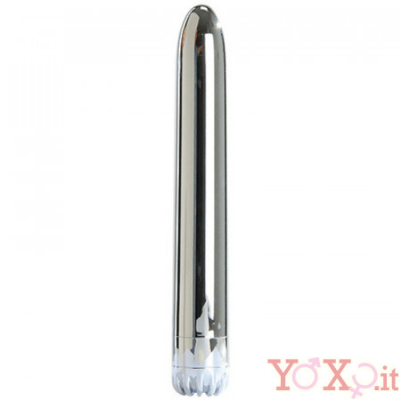 Vibratore Classico Argento 18 x 2,5 cm.